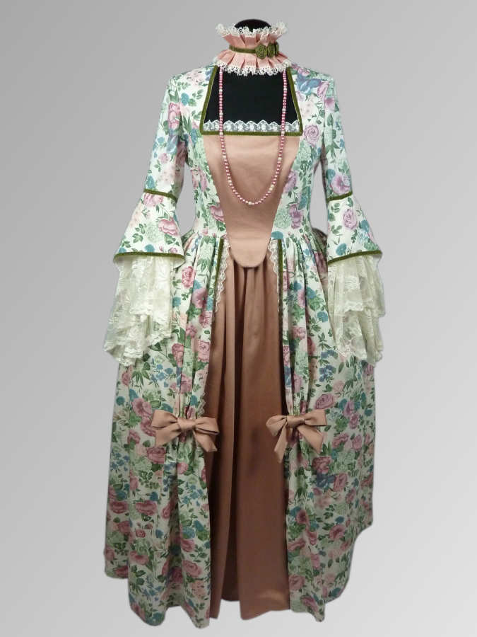 rococo, rococo dame, rococo jurk, marie antoinette, markiezin, hoepelrok, paniers, koningin, historisch, historisch kostuum, frans, frankrijk, pruikentijd